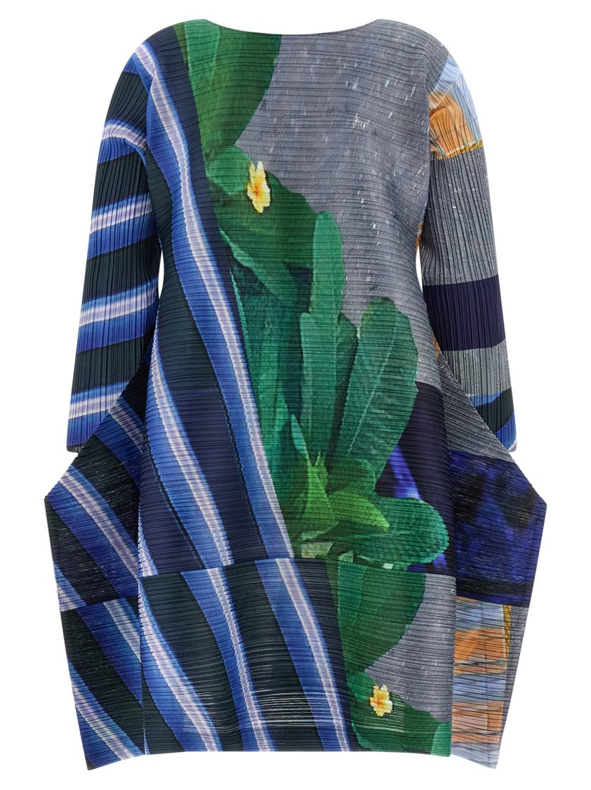Pleats Please Issey Miyake City Collage' Dress