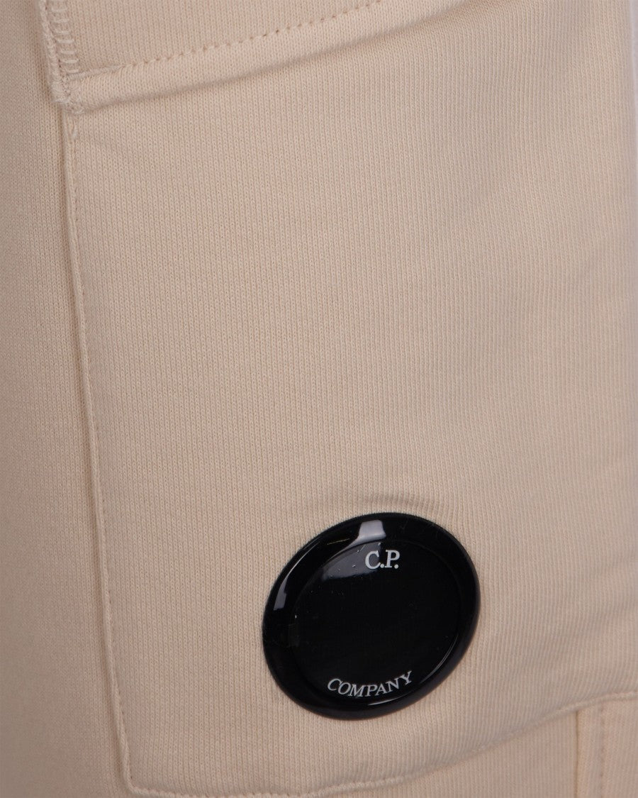 C.P. Company Diagonal Raised Fleece Cargo Lens Frozen Dew Pants
