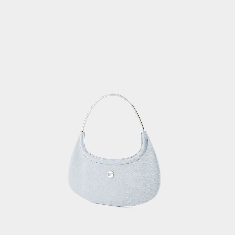 Coperni Ring Swipe Baguette - Denim - Blue