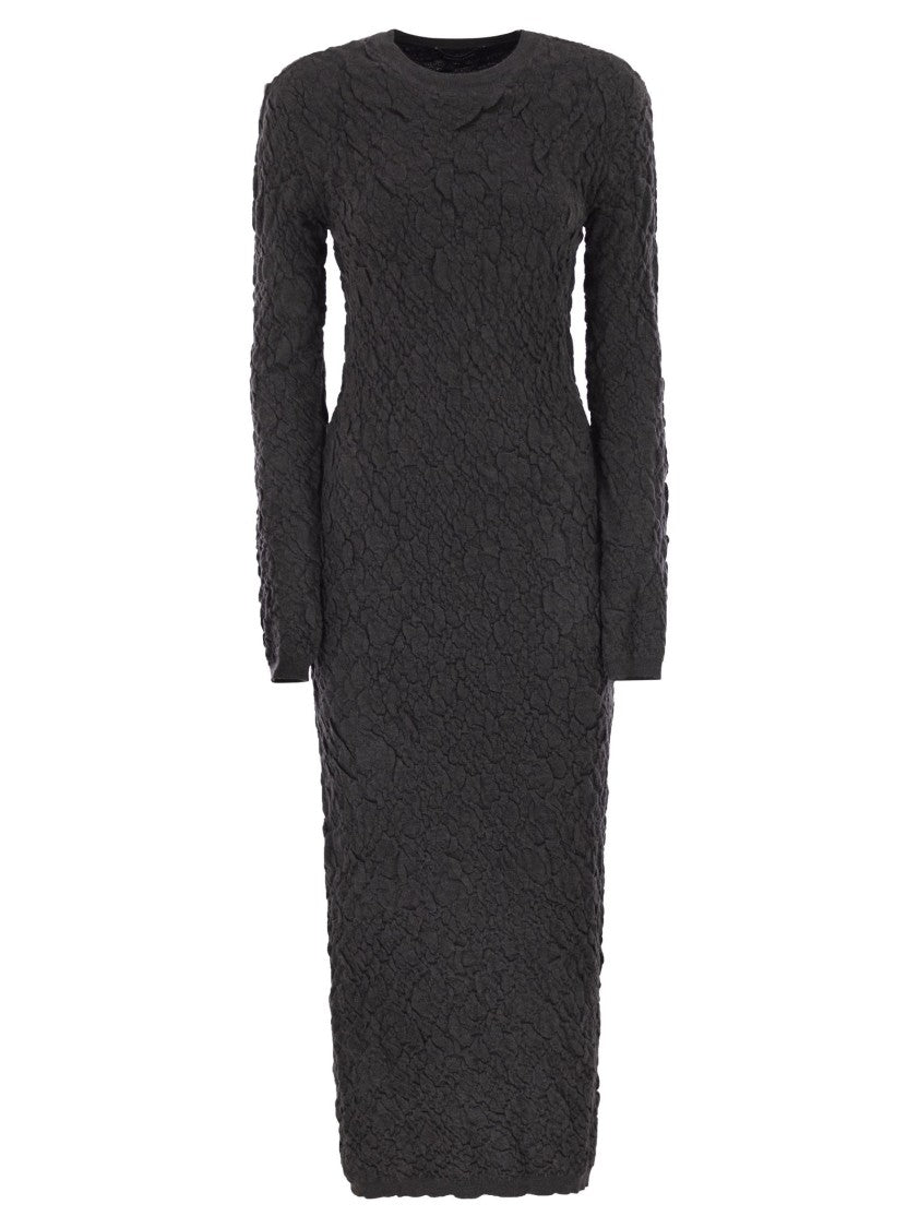 Fabiana Filippi Slim Dress With Embossed Finish