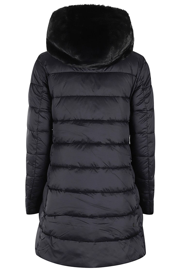 Save The Duck Black Jade High-Collar Down Jacket