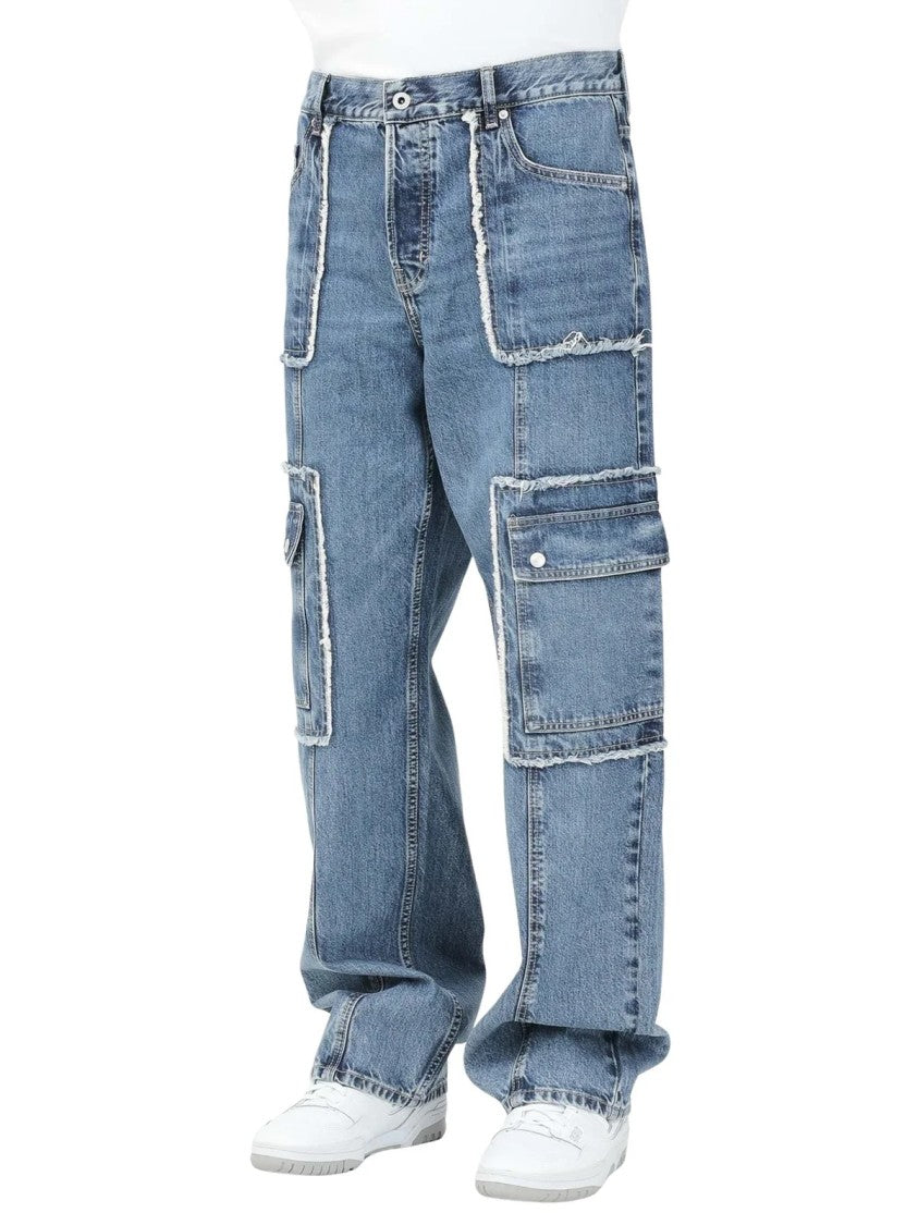 Karl Lagerfeld Blue Cotton Jeans