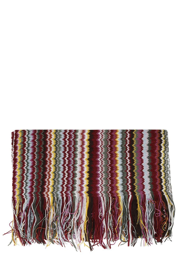 Missoni Multicolor Viscose-Blend Zigzag Scarf