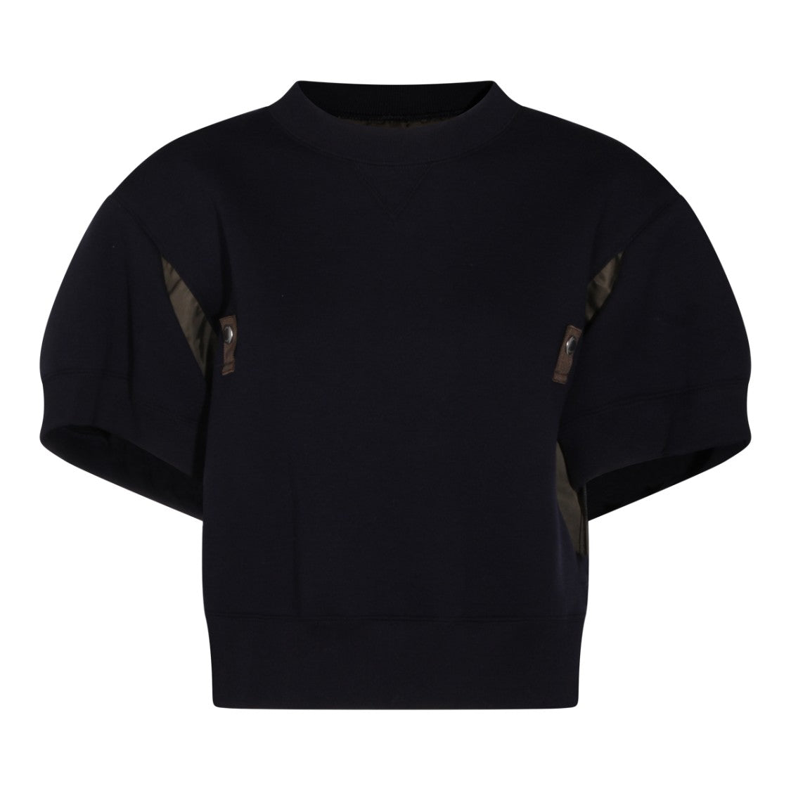 Sacai Intricate Knit Sweater With Unique Textures And Patterns