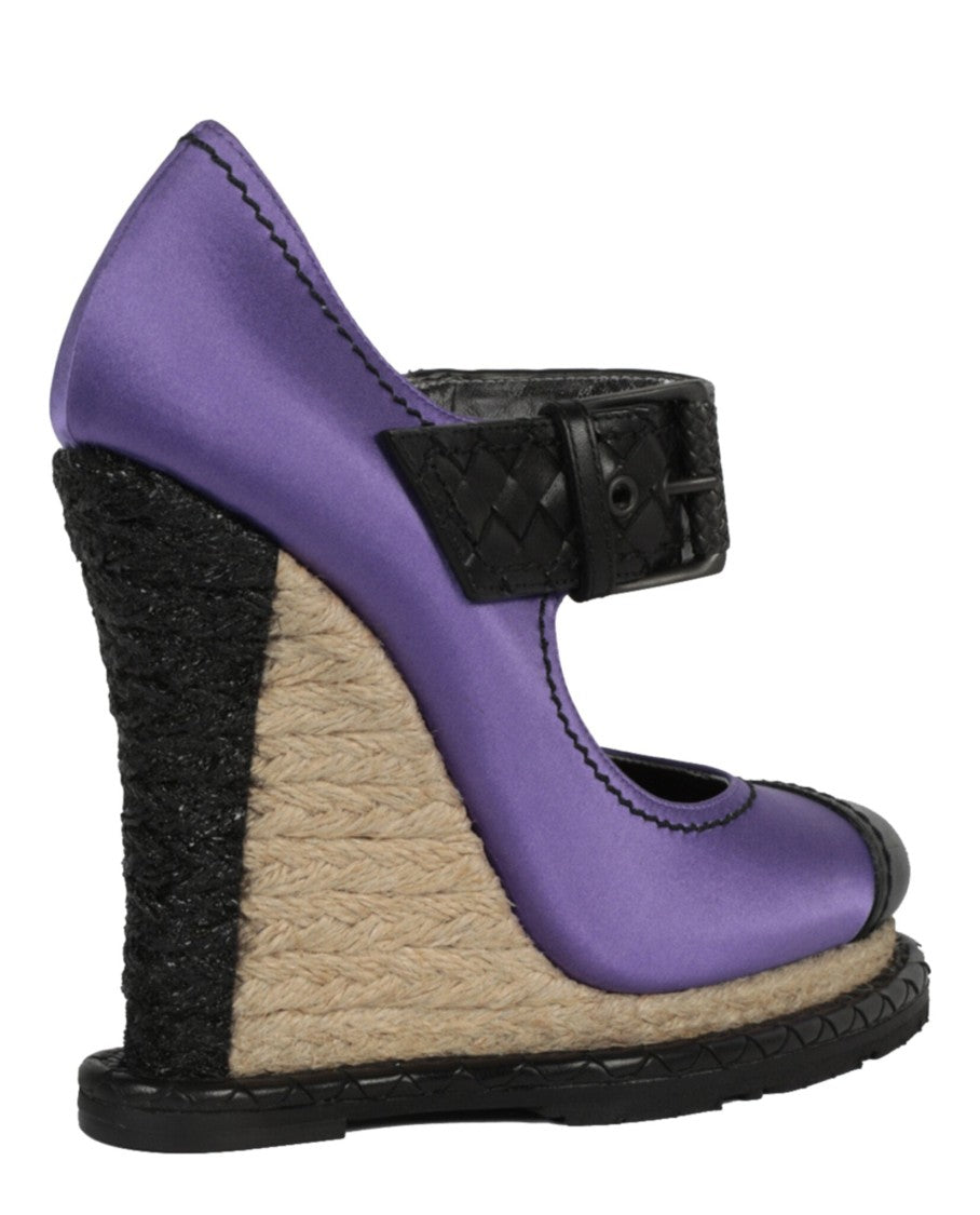 Bottega Veneta Mary Jane Espedrille Wedge
