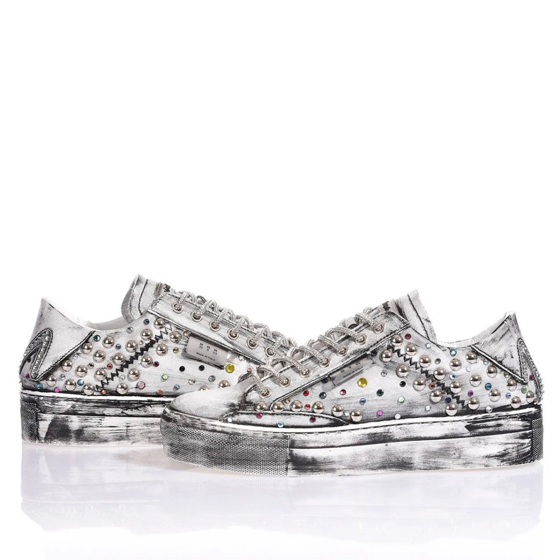 Mimanera Garage Platform Swarovski Rain Sneakers