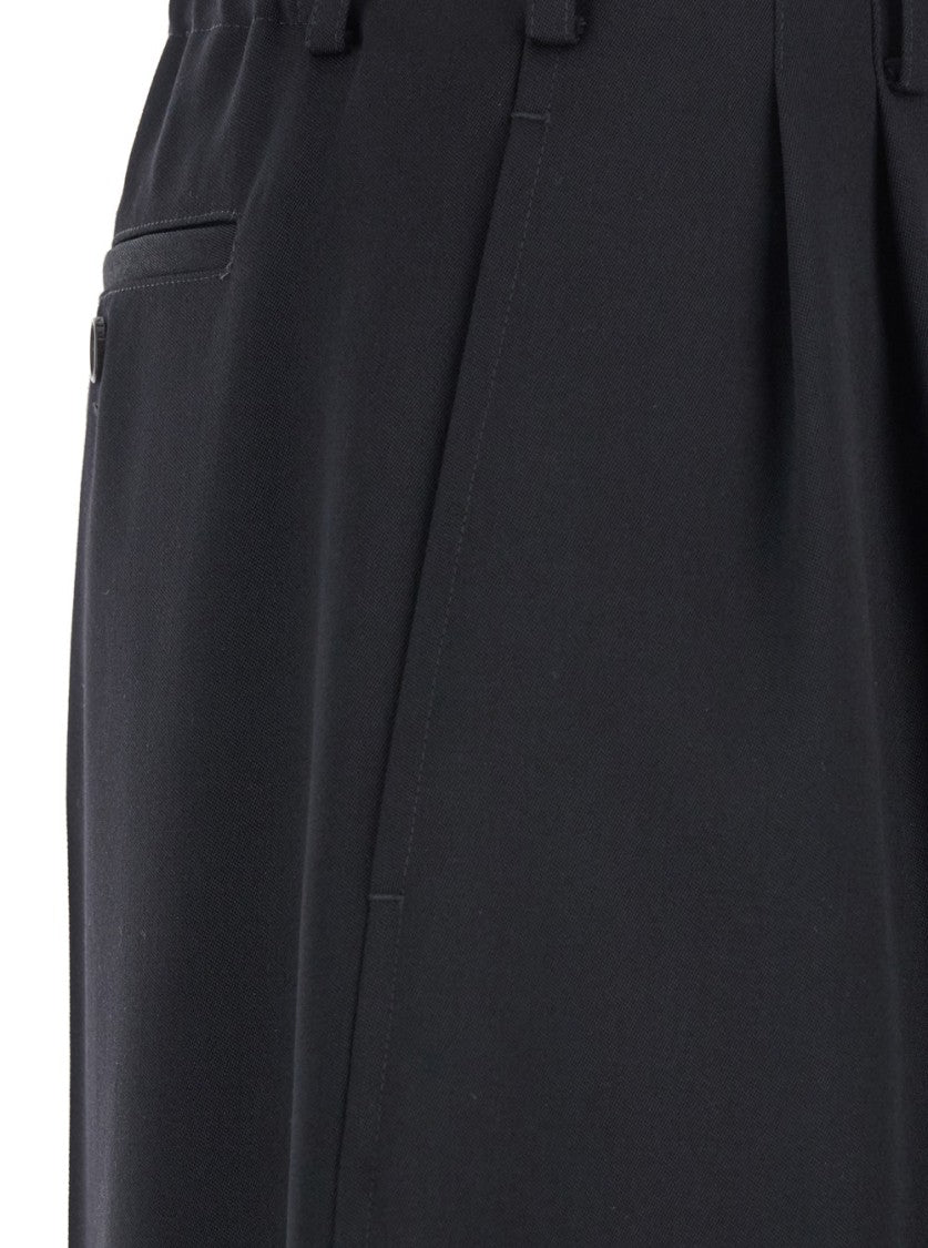 Givenchy Cocoon Silhouette Pants With Pleated Front