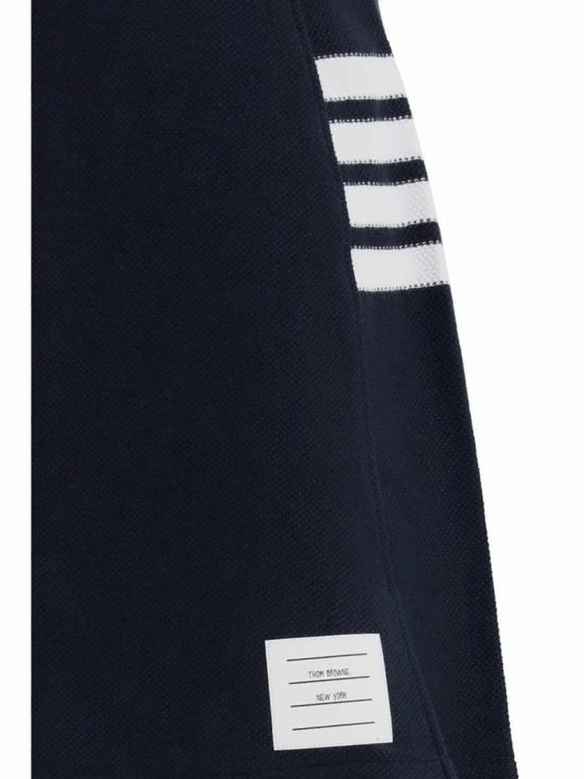 Thom Browne Textured Piqué Box Pleat Mini Skirt