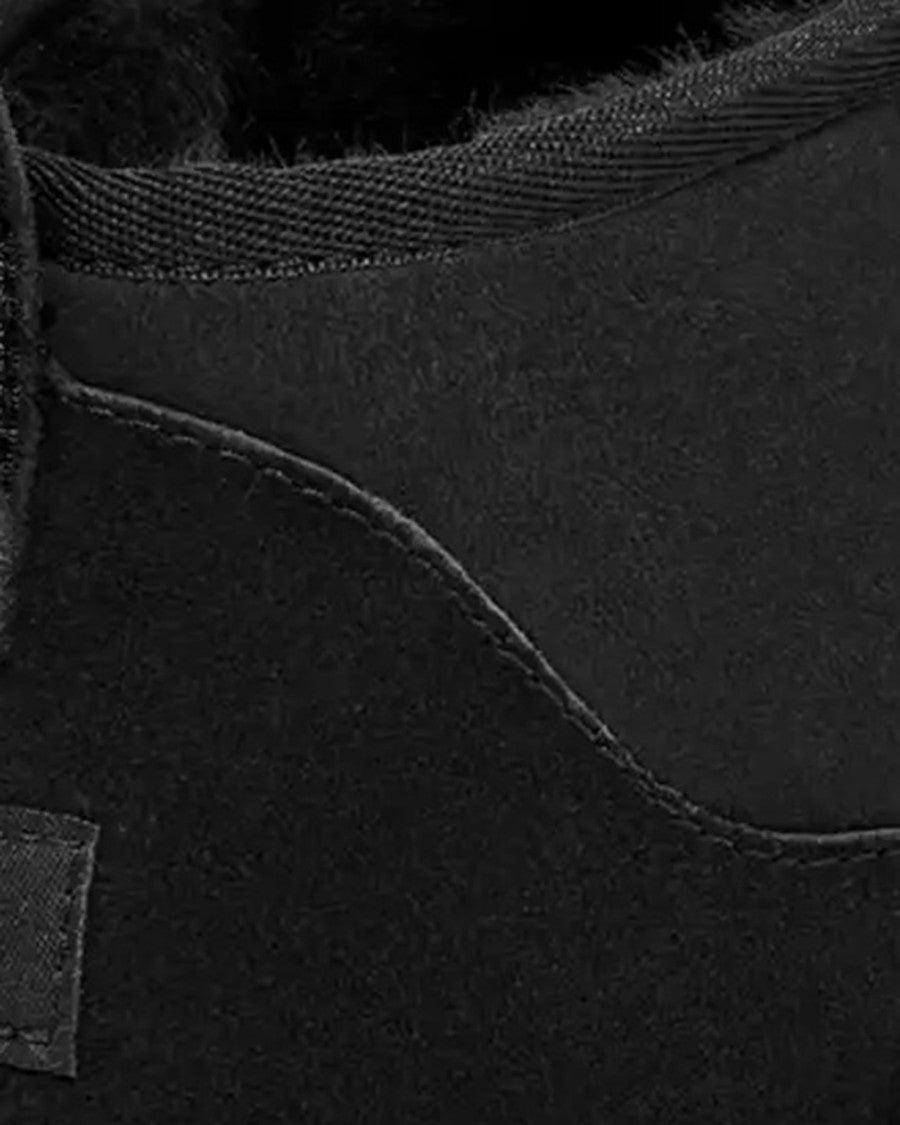 Ugg Reversed Shearling Ankle Boot With Suede Counter