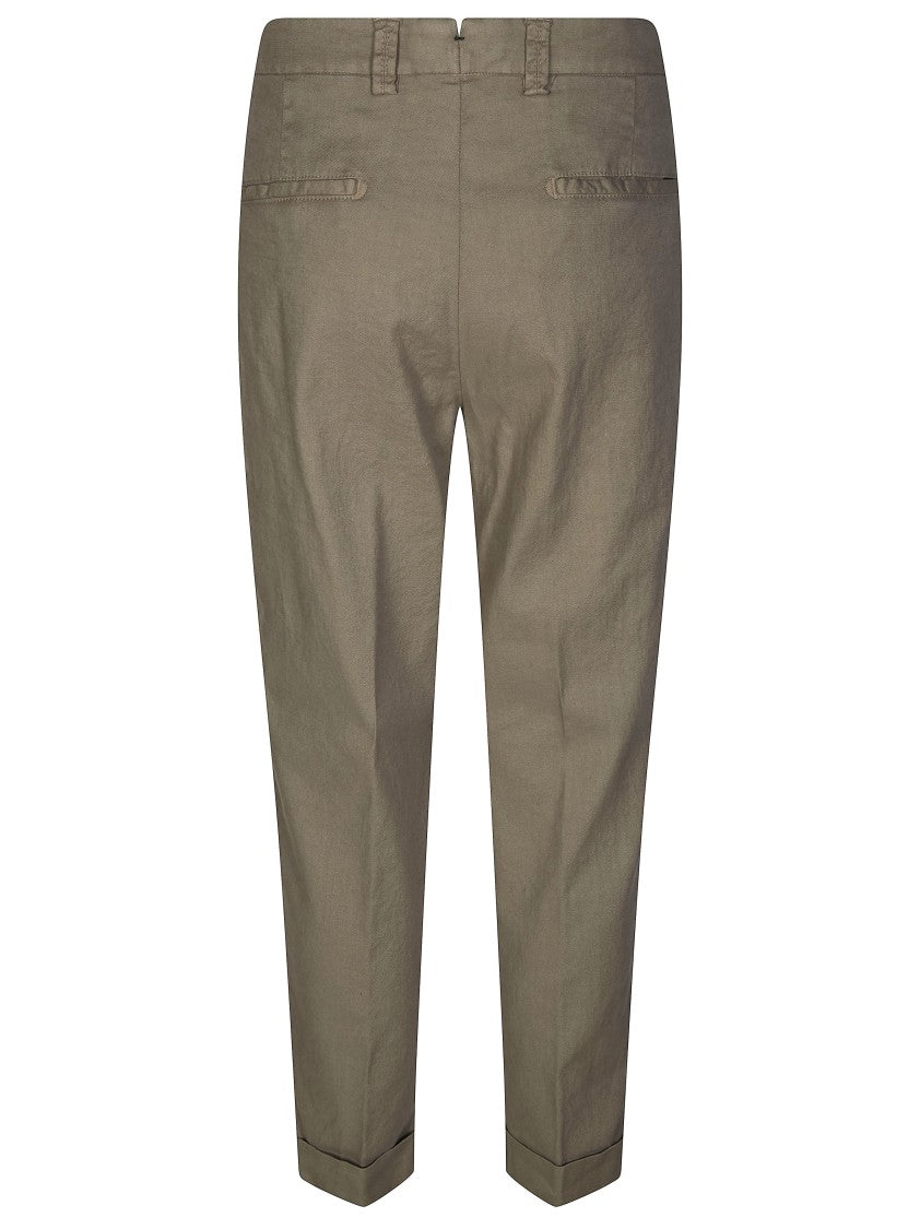 Berwich Washed Textured Tapered Leg Pants