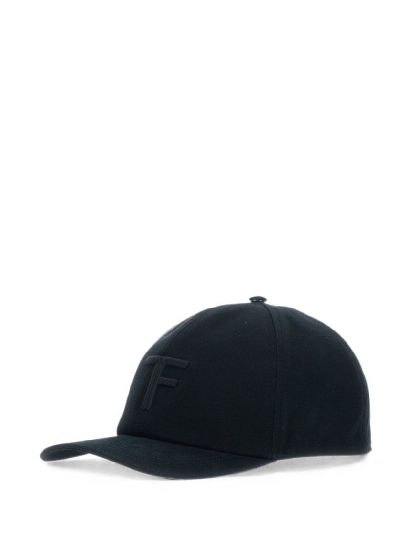 Tom Ford Canvas Cap With Embroidered Logo And Adjustable Strap