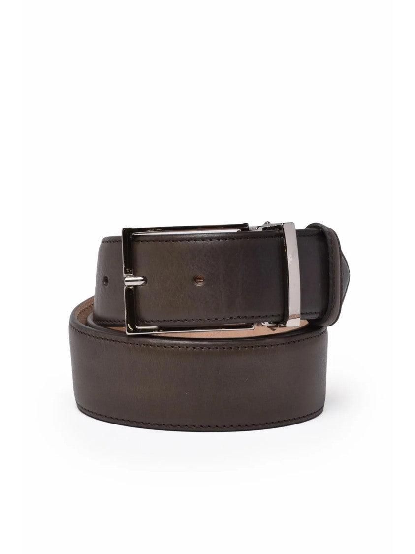 Doucal's Refined Leather Belt - Brown