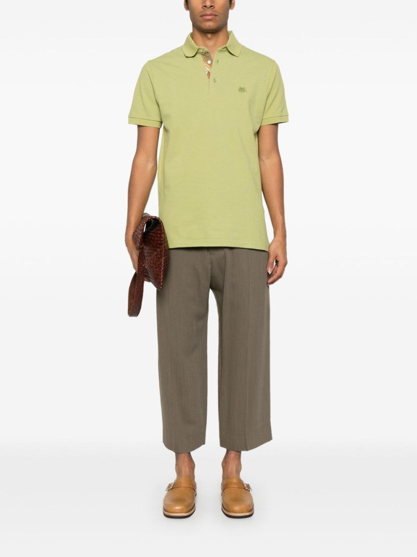 Etro Pastel Green Polo Shirt
