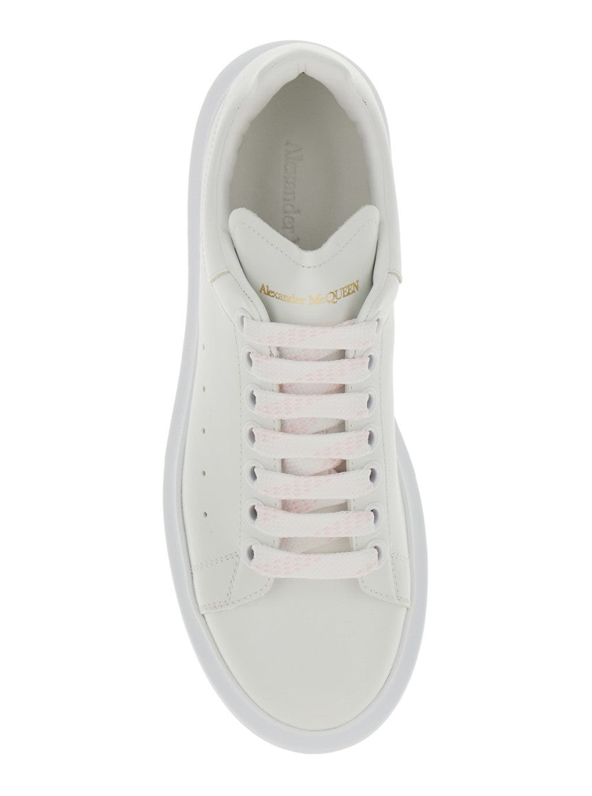 Alexander Mcqueen White Leather Sneakers