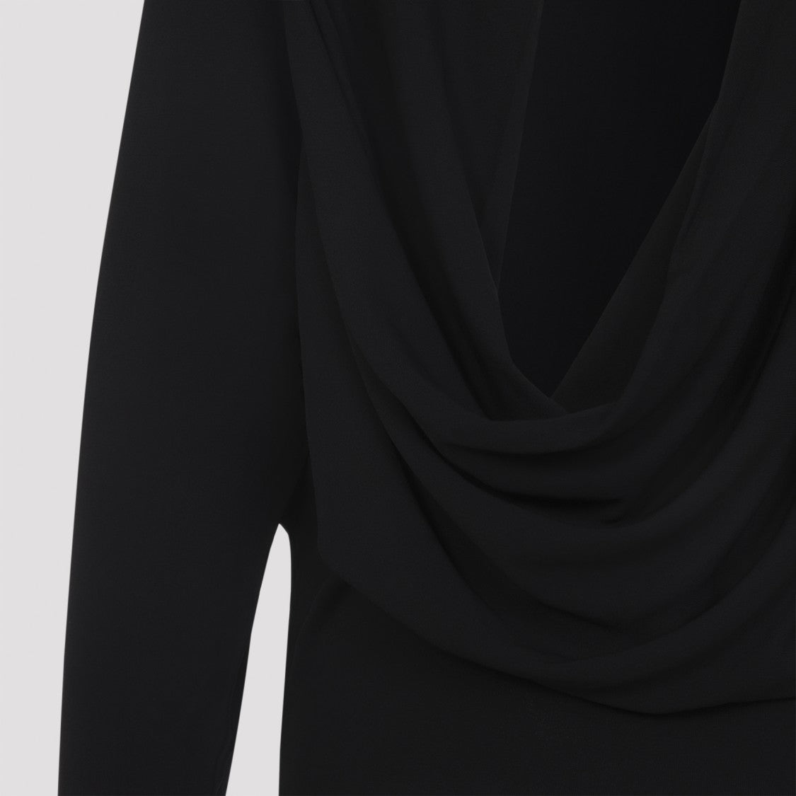 Jacquemus The Mistral Black Viscose Mini Dress
