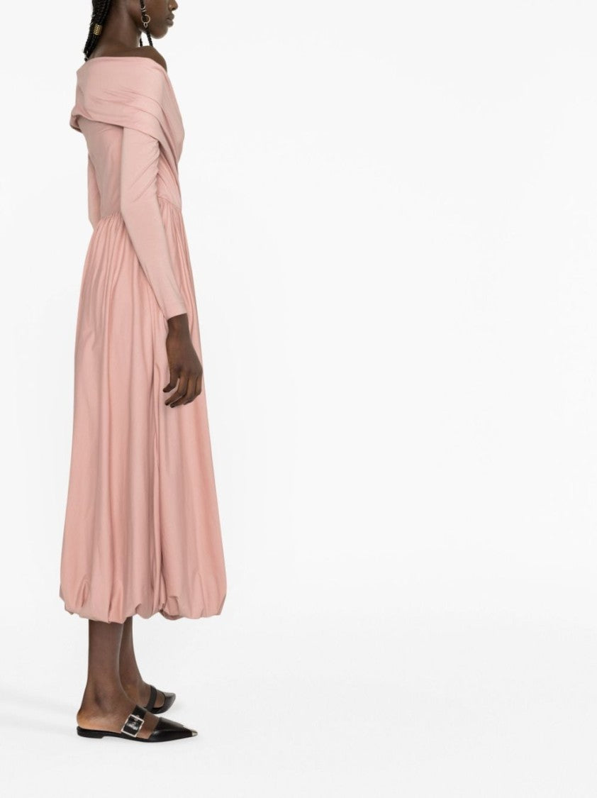 Philosophy Abito Off-The-Shoulder Cotton Midi Dress