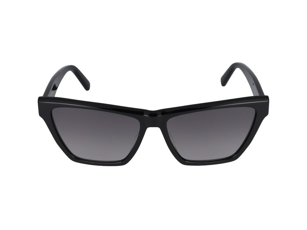 Saint Laurent Black Oversized Square Frame Sunglasses