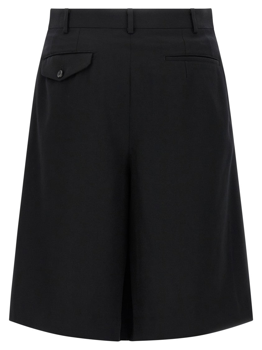 Comme Des Garçons Wool Bermuda Shorts
