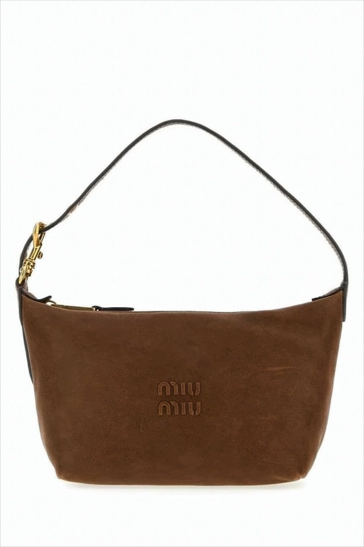 Miu Miu Smooth Grain Leather Croche Pouch