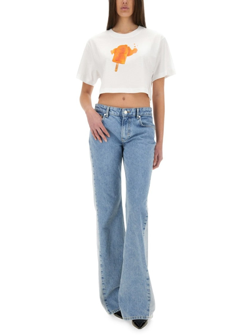 Moschino Two-Tone Denim Jeans