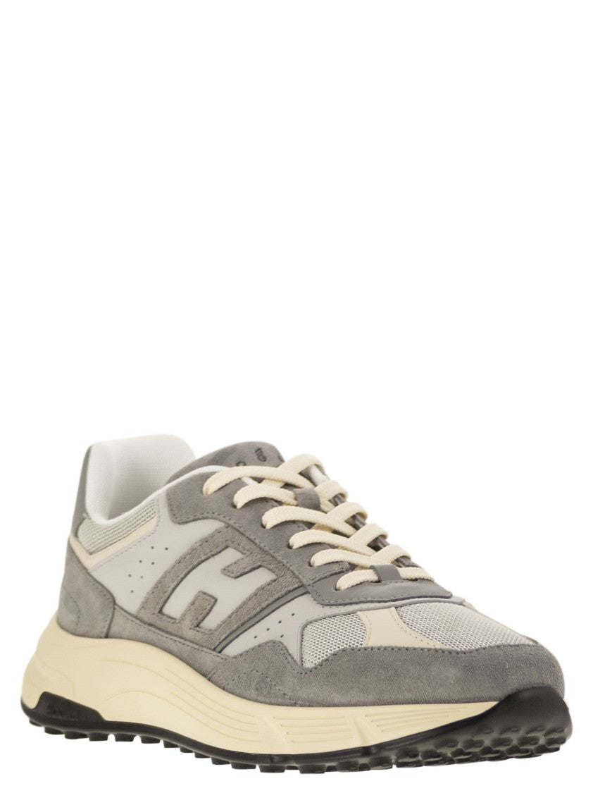 Hogan Hyperlight - Suede And Canvas Sneakers