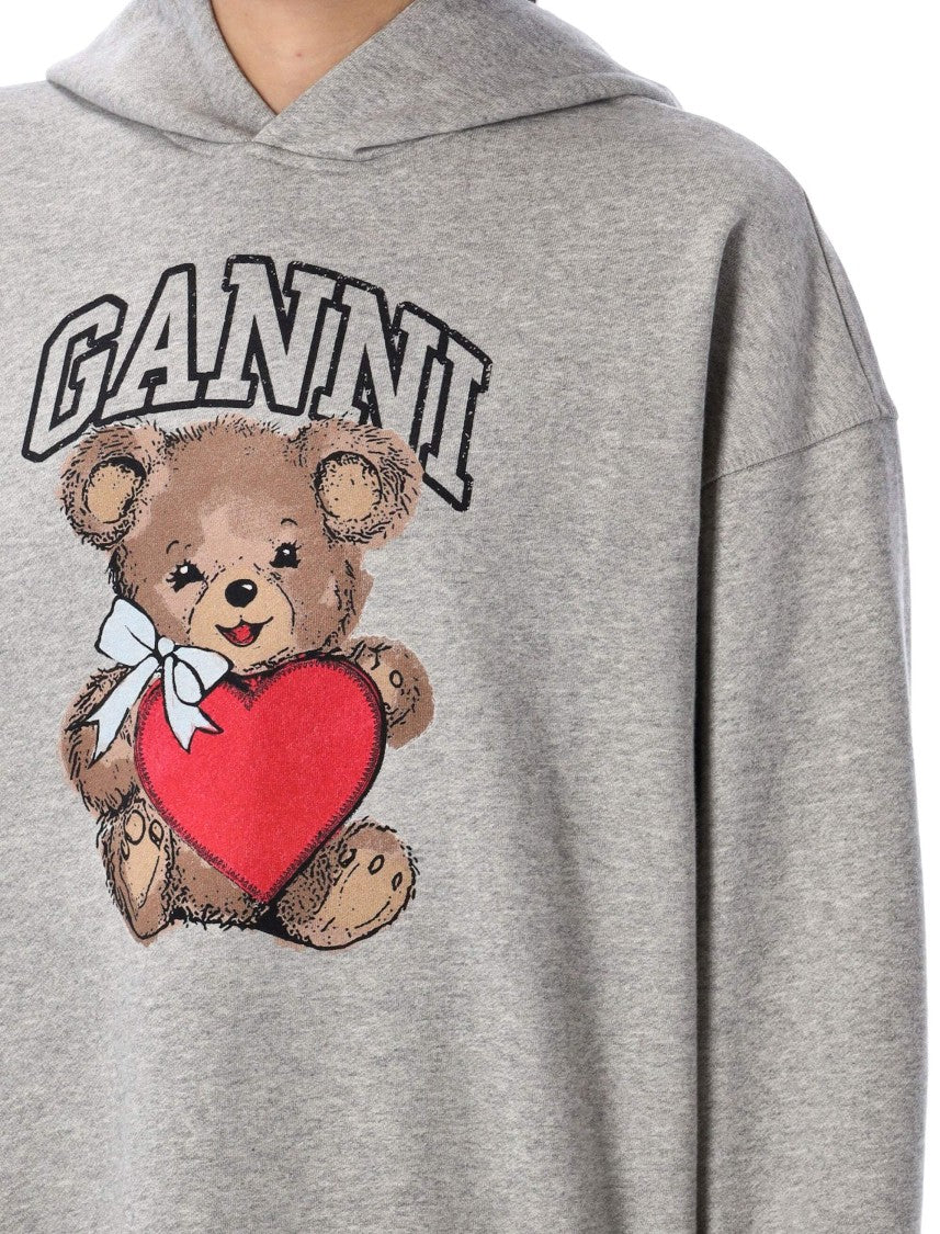 Ganni Graphic Teddy Bear Sweatshirt