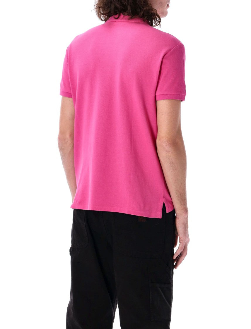 Polo Ralph Lauren Rib-Knit Cotton Polo Shirt With Signature Pony