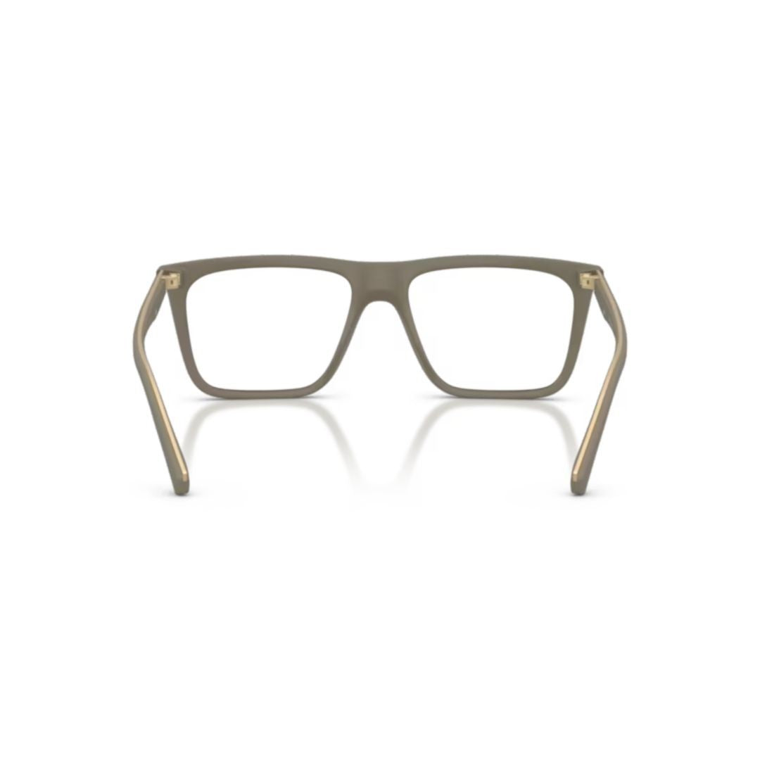 Emporio Armani 0Ea4258 Matte Olive Green Rectangular Frame Eyeglasses