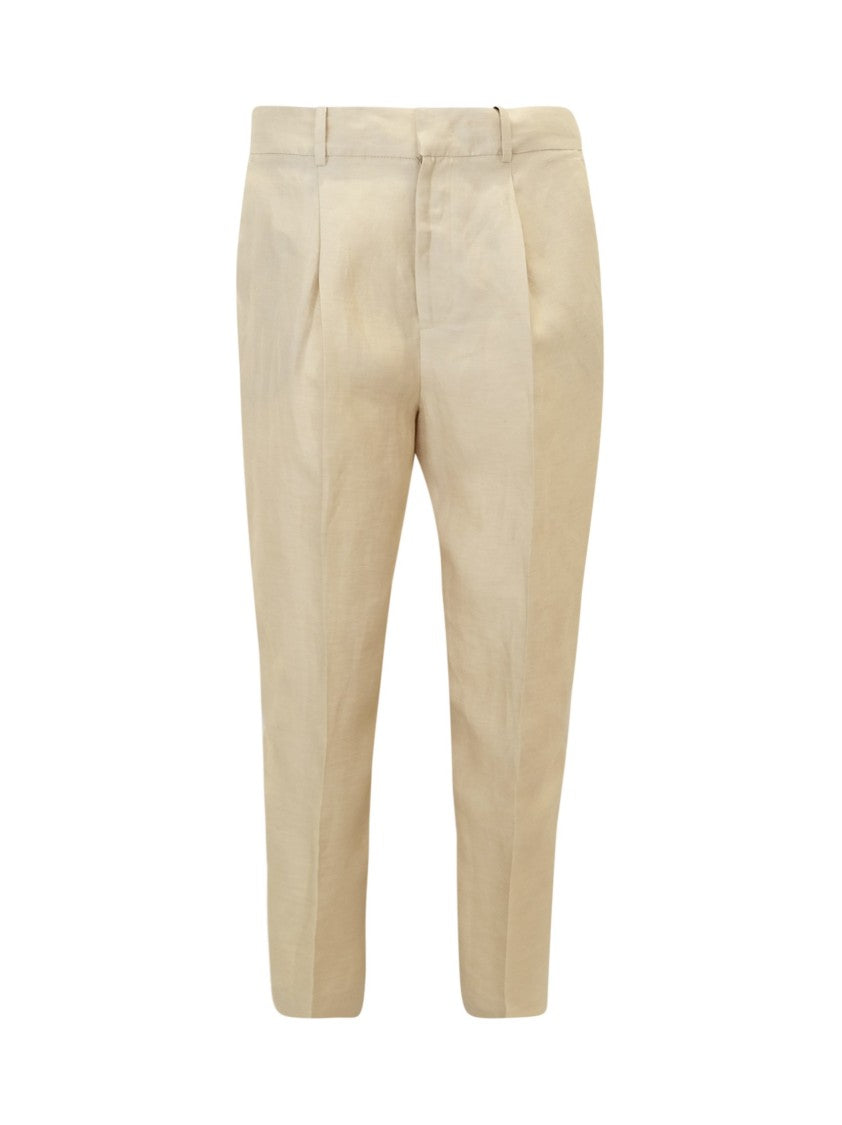 Pt Beige Cotton Pants