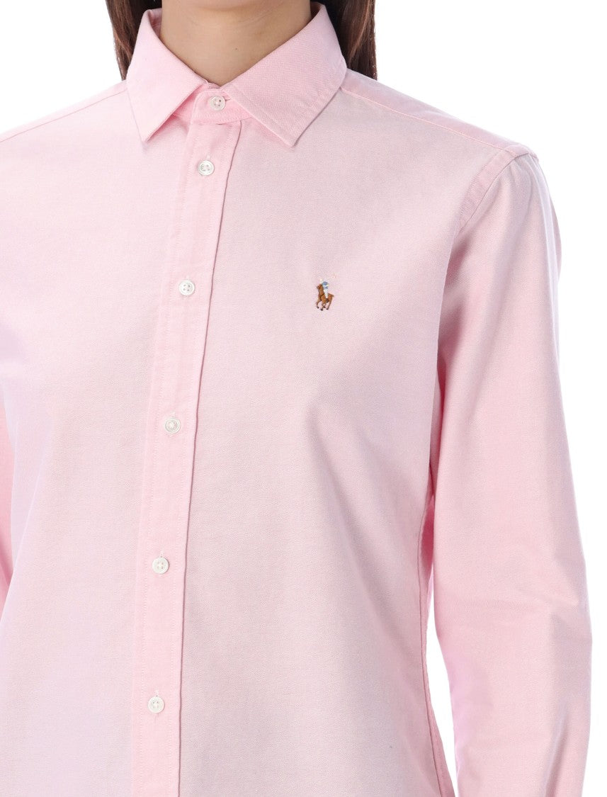 Polo Ralph Lauren Oxford Cotton Shirt With Point Collar