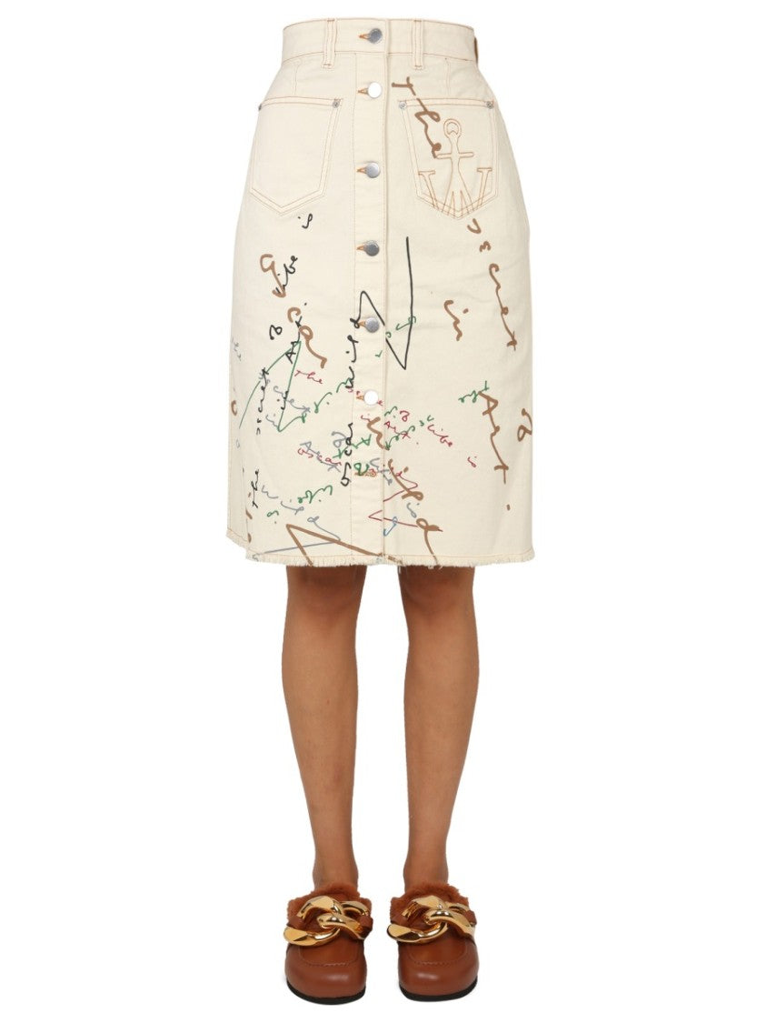 J. W. Anderson "Oscar Wild" Mini Skirt