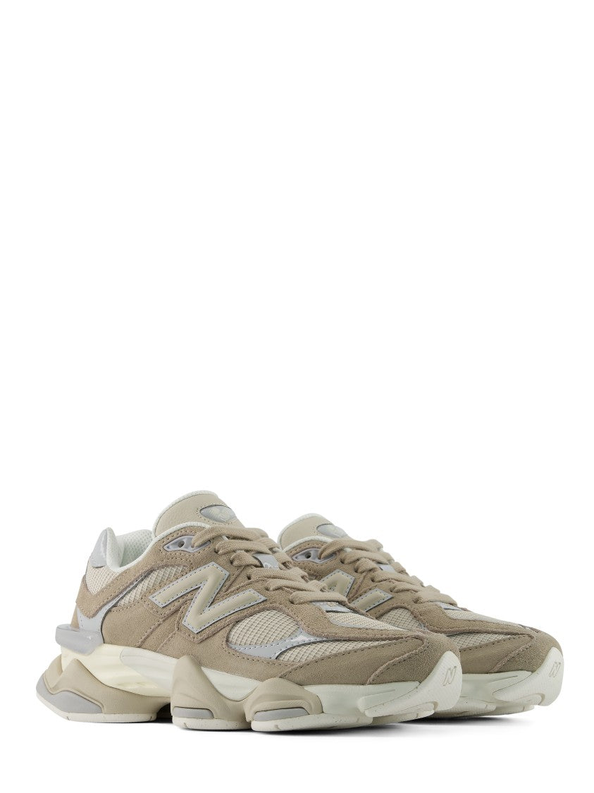 New Balance Layered Suede And Mesh Sneakers With Chunky Sole