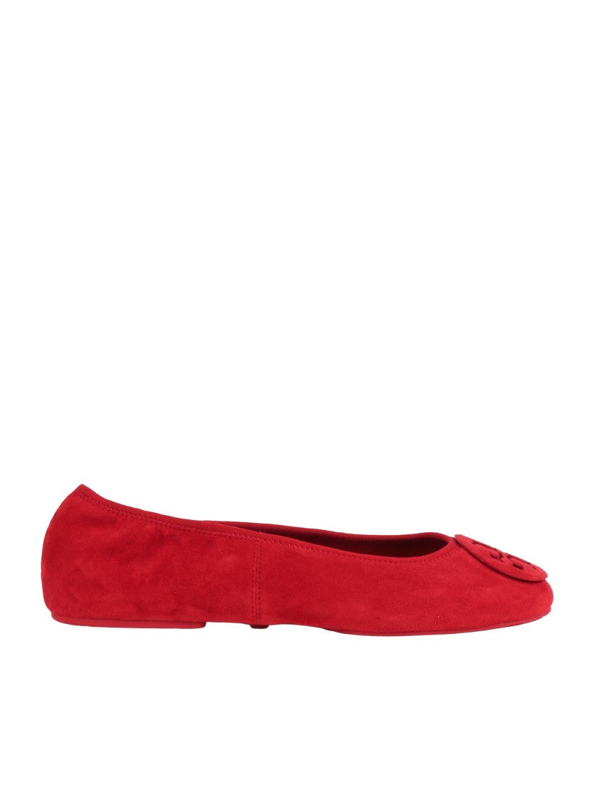 Tory Burch Reva Soft Suede Ballet Flats