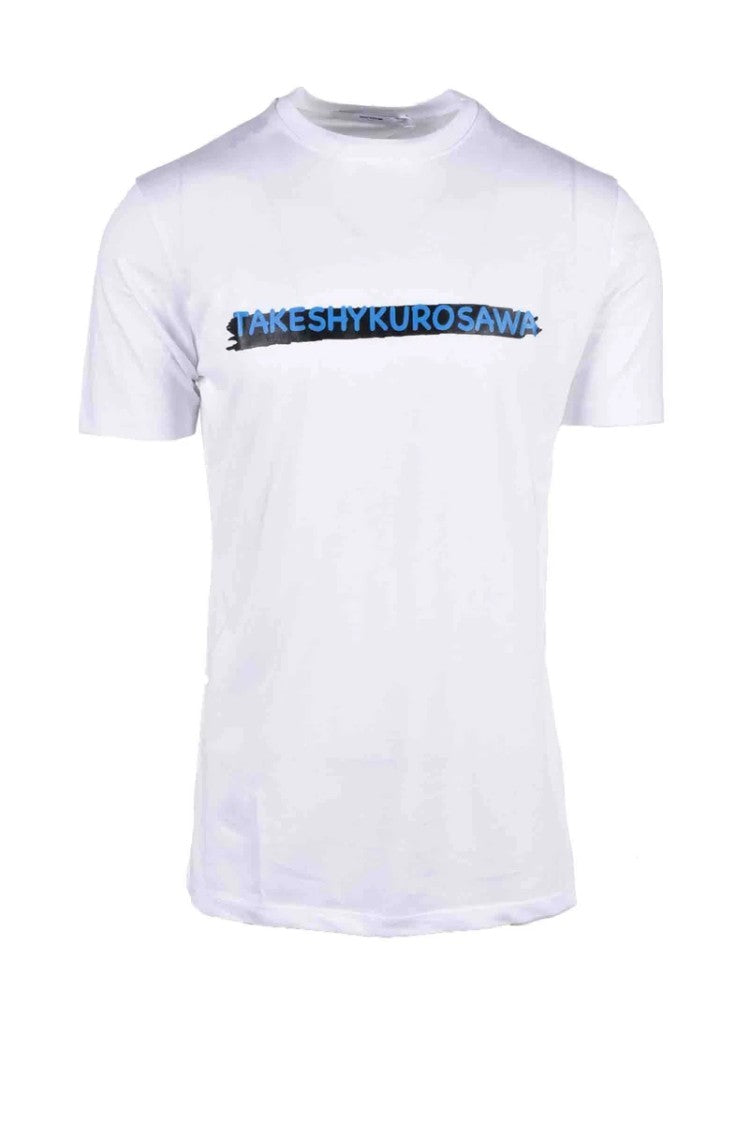 Takeshy Kurosawa White Graphic Cotton T-Shirt