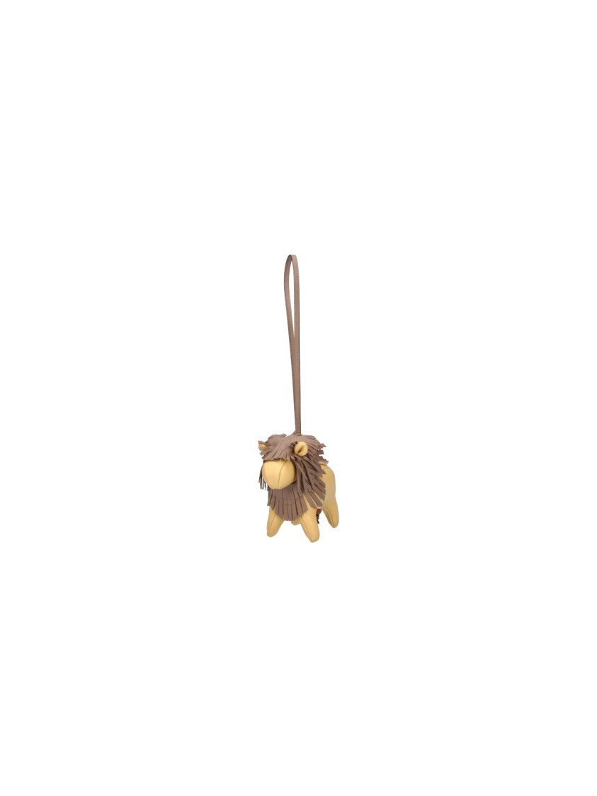 Tod's Brown Leone Leather Keychain