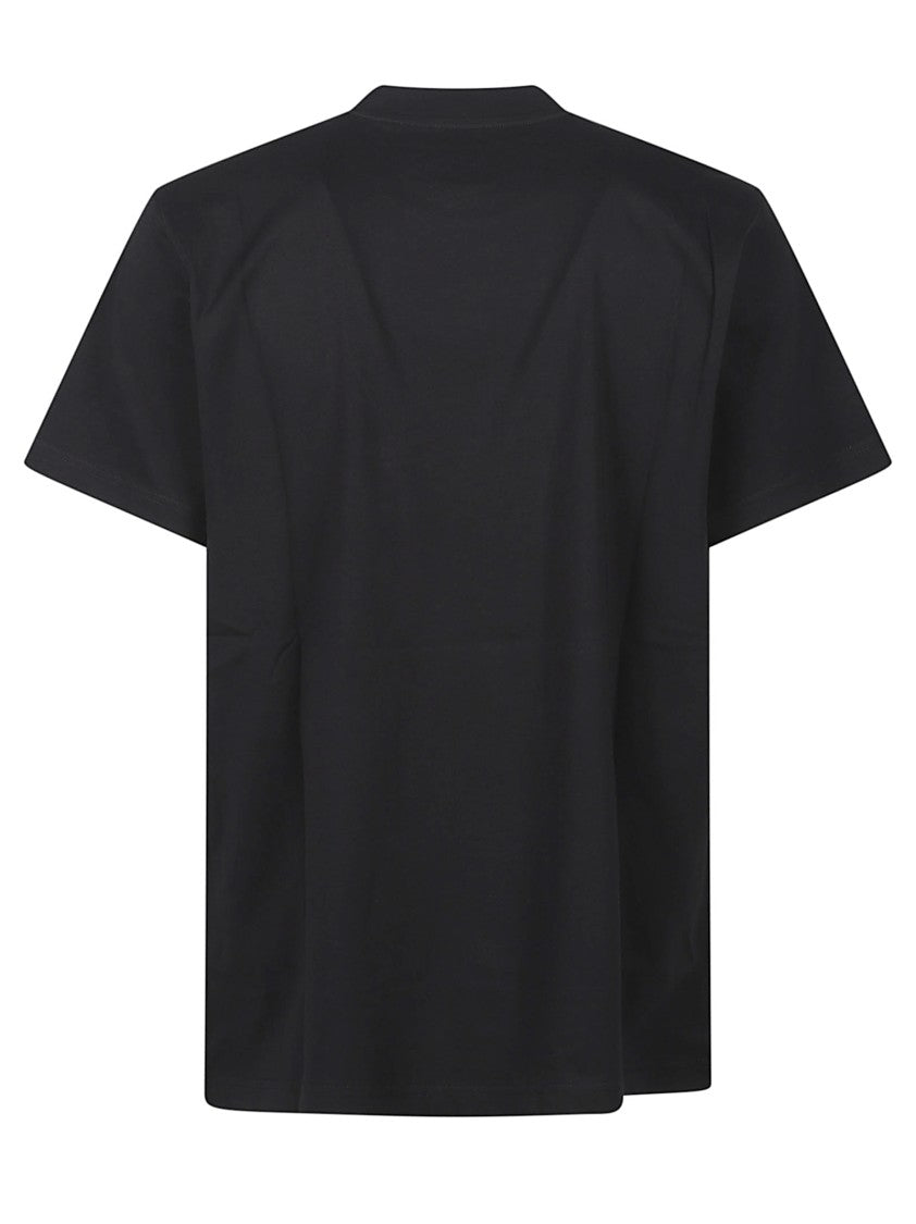 Moschino Logo Print Crew Neck Cotton T-Shirt