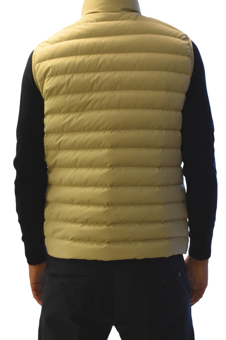Fay Beige Nylon Quilted Down Jacket