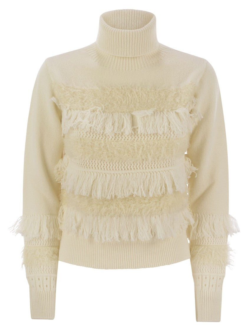 Vanisé Wool And Cashmere Blend Turtleneck Sweater