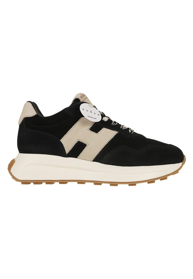 Hogan Black Lightweight H641 Retro Sneakers