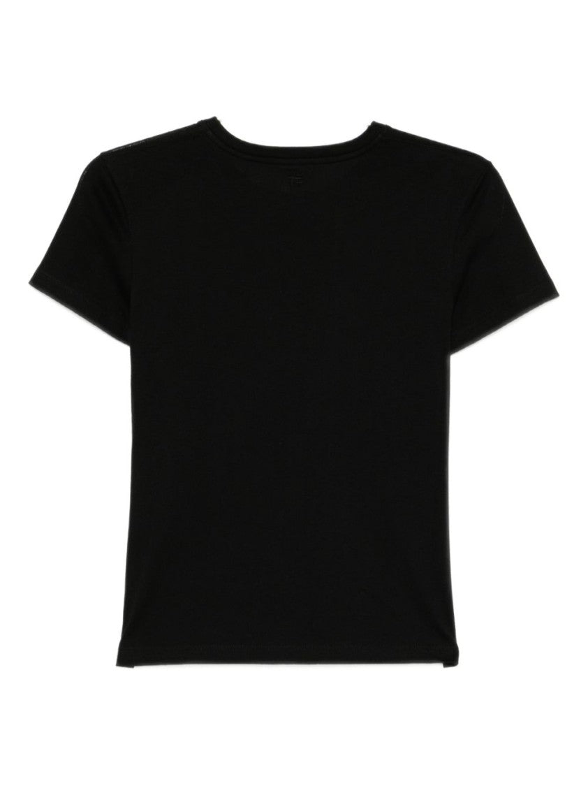 Tom Ford Ribbed Crewneck Cotton T-Shirt