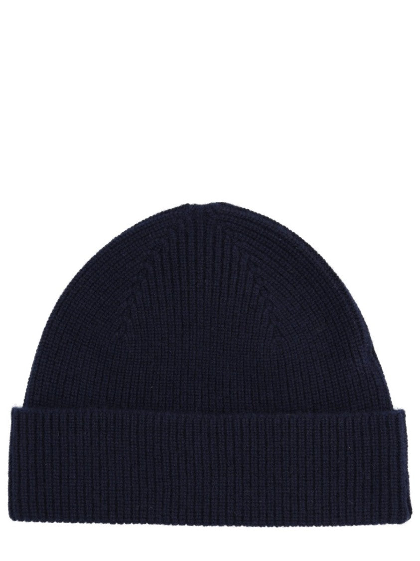 Zegna Ribbed Cashmere Beanie With Folded Cuff