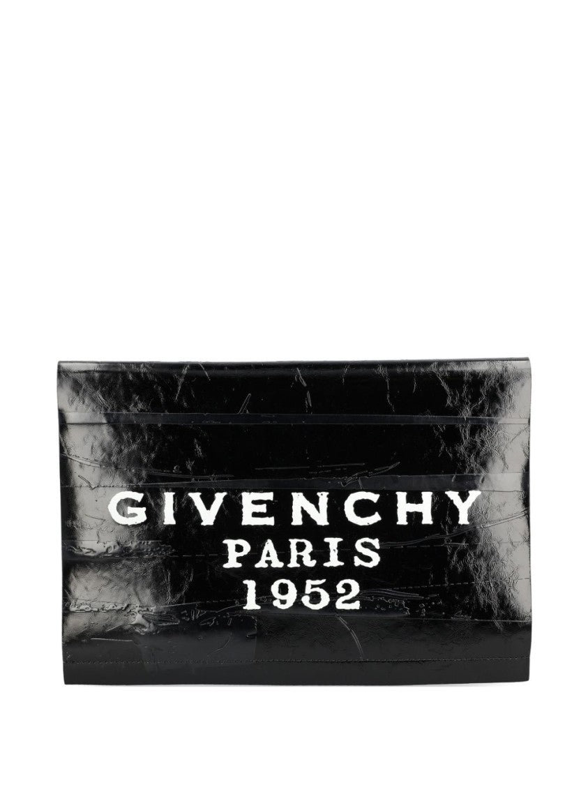 Givenchy Minimalist Black Drawstring Bag With Signature Logo