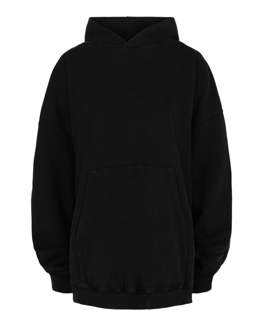 Balenciaga Oversized Crystal Embellished Logo Hoodie