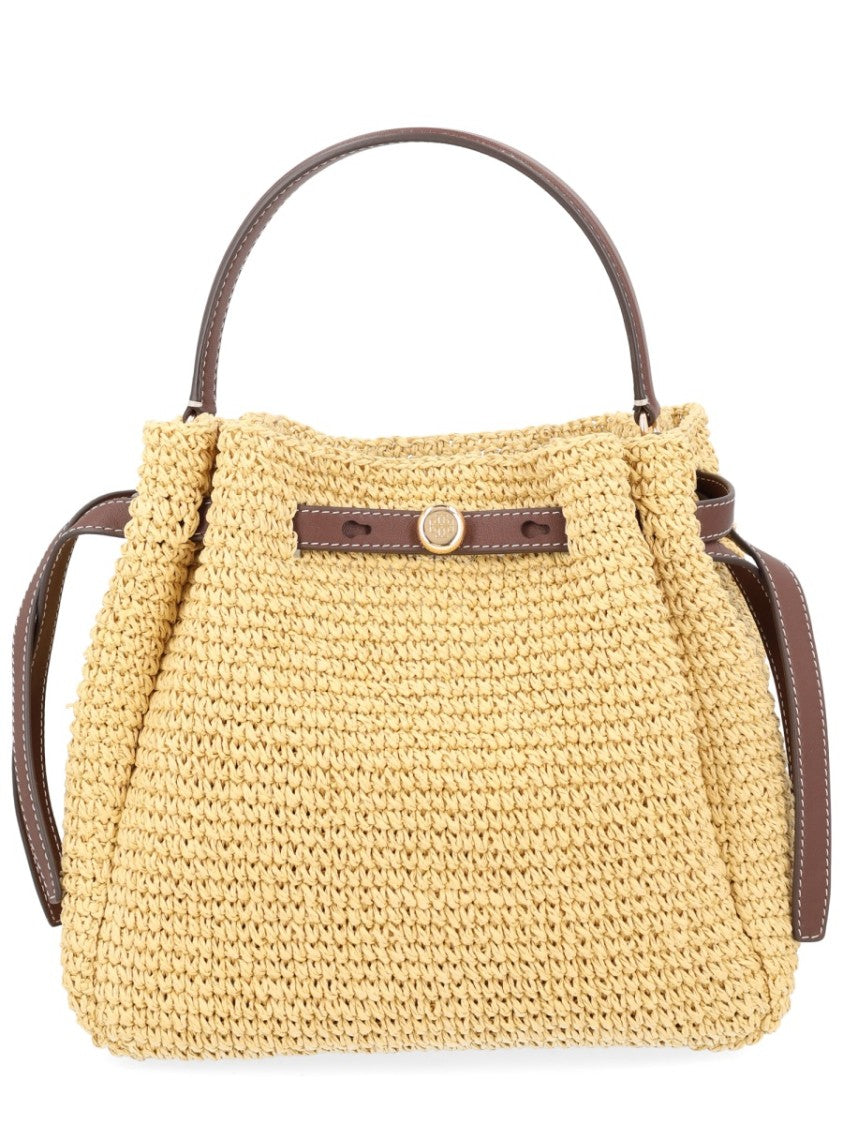 Tory Burch Tory Burch Straw Woven Bucket Bag
