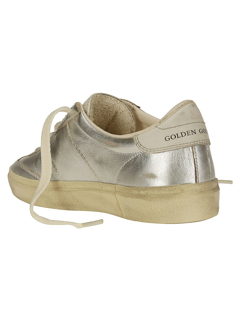 Golden Goose Silver Tonda Tip Sneakers
