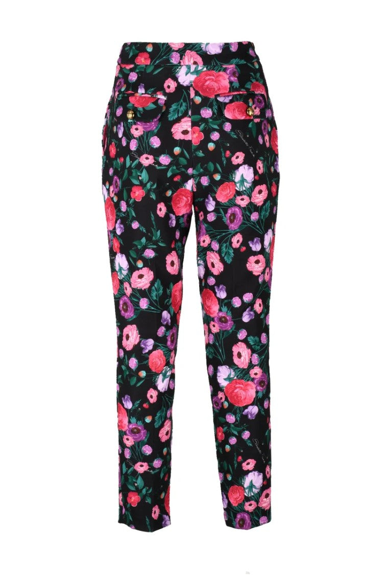 Elisabetta Franchi Capri Pants - Black