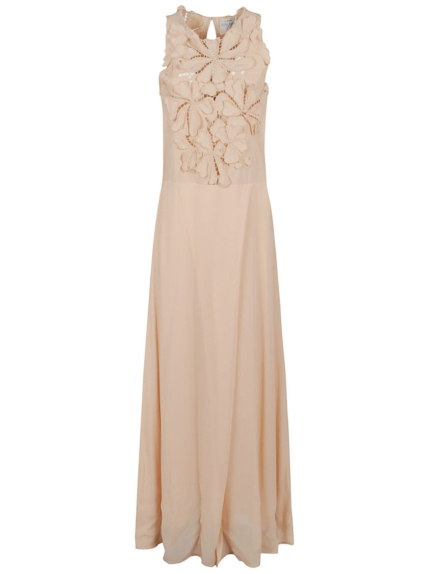 Forte Forte Floral Appliqué Maxi Dress