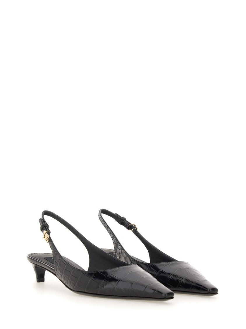 Dolce & Gabbana Slingback With Logo
