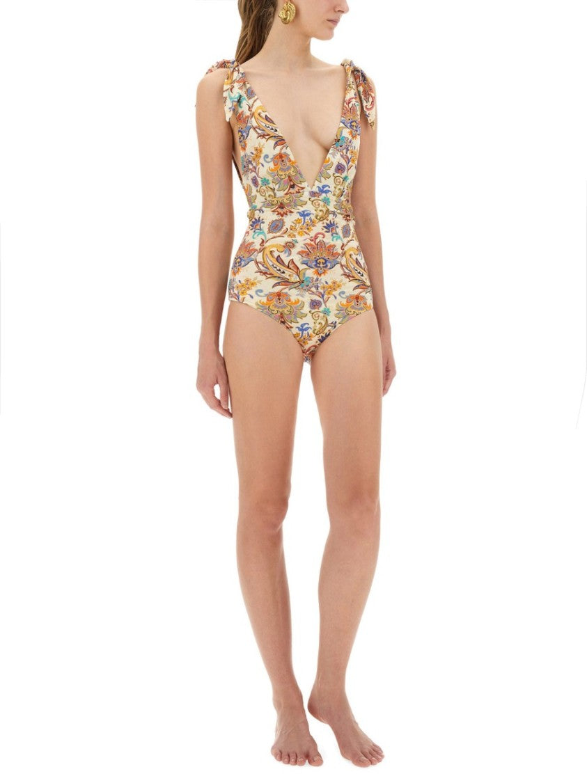 Etro Printed One-Piece Swimsuit