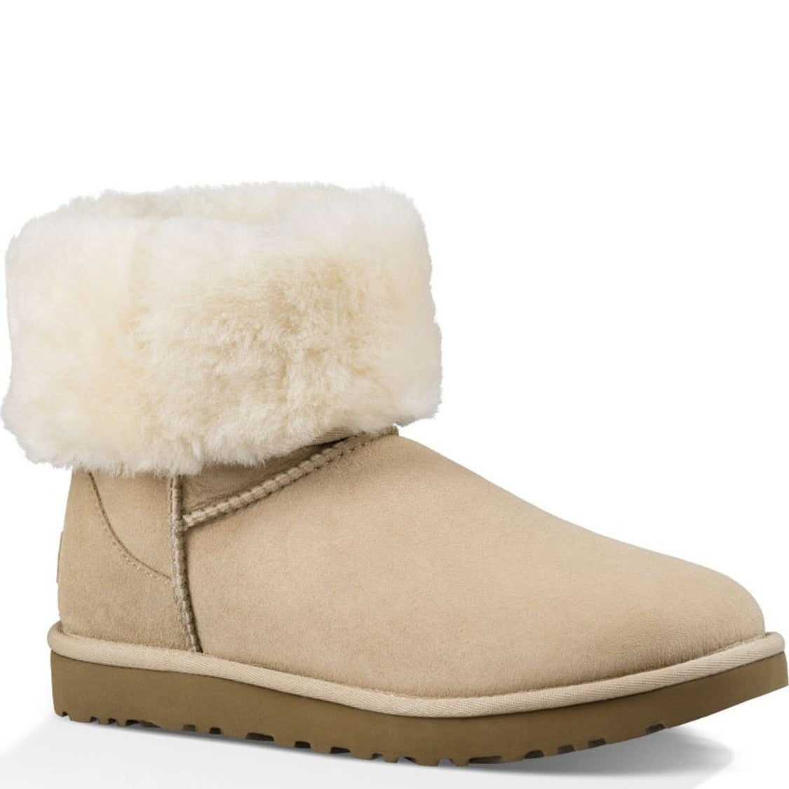 Ugg Beige Classic Short Ii Sheepskin Boots